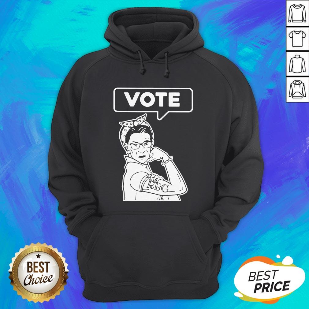 Good RIP RBG Ruth Bader Ginsburg VOTE Shirt - Image 3