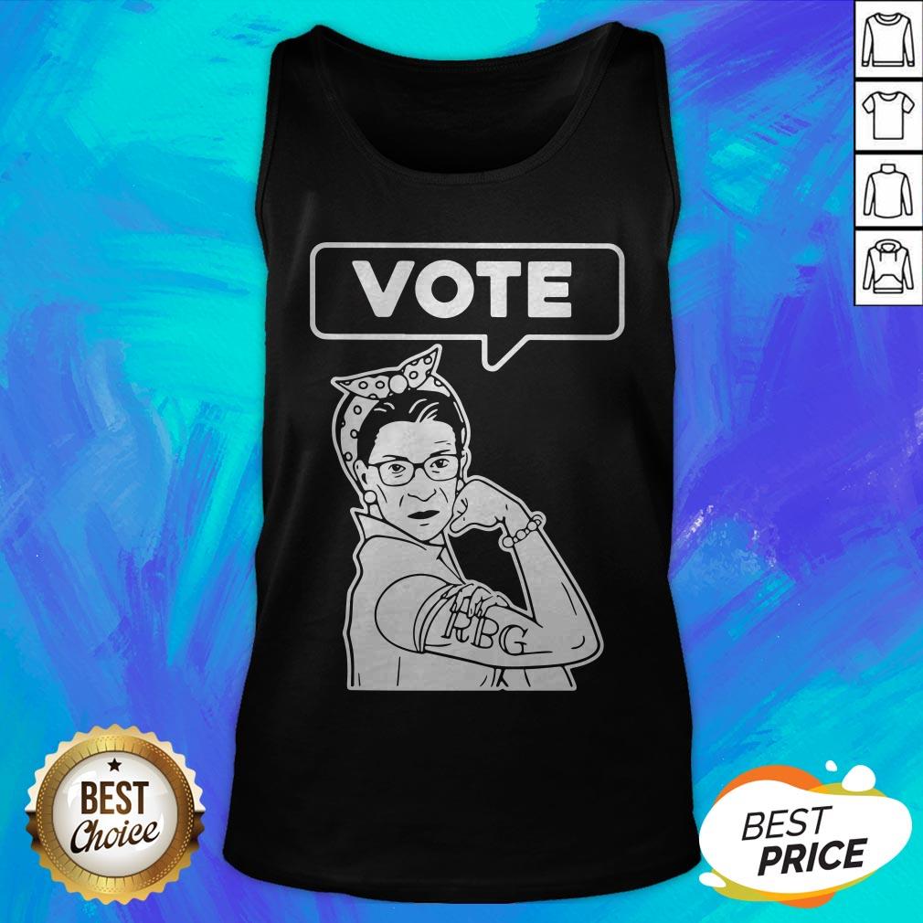 Good RIP RBG Ruth Bader Ginsburg VOTE Shirt - Image 5