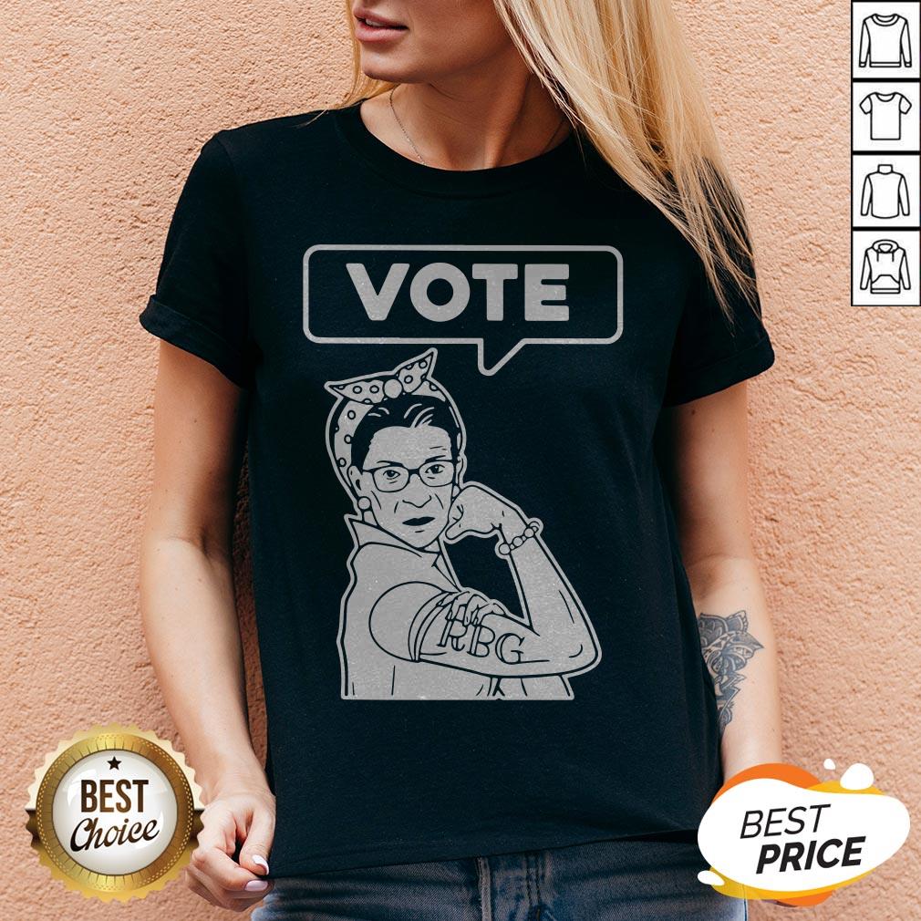 Good RIP RBG Ruth Bader Ginsburg VOTE Shirt - Image 4