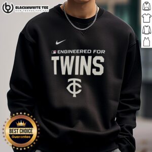 Alternative view of Top Engineered For Minnesota Twins MLB Logo T-Shirt