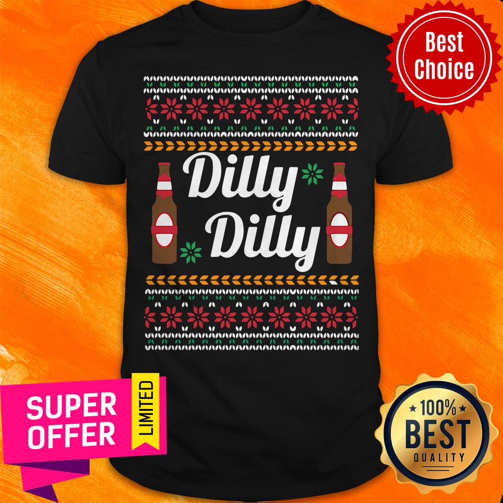 Nice Dilly Dilly Beer Ugly Christmas Shirt