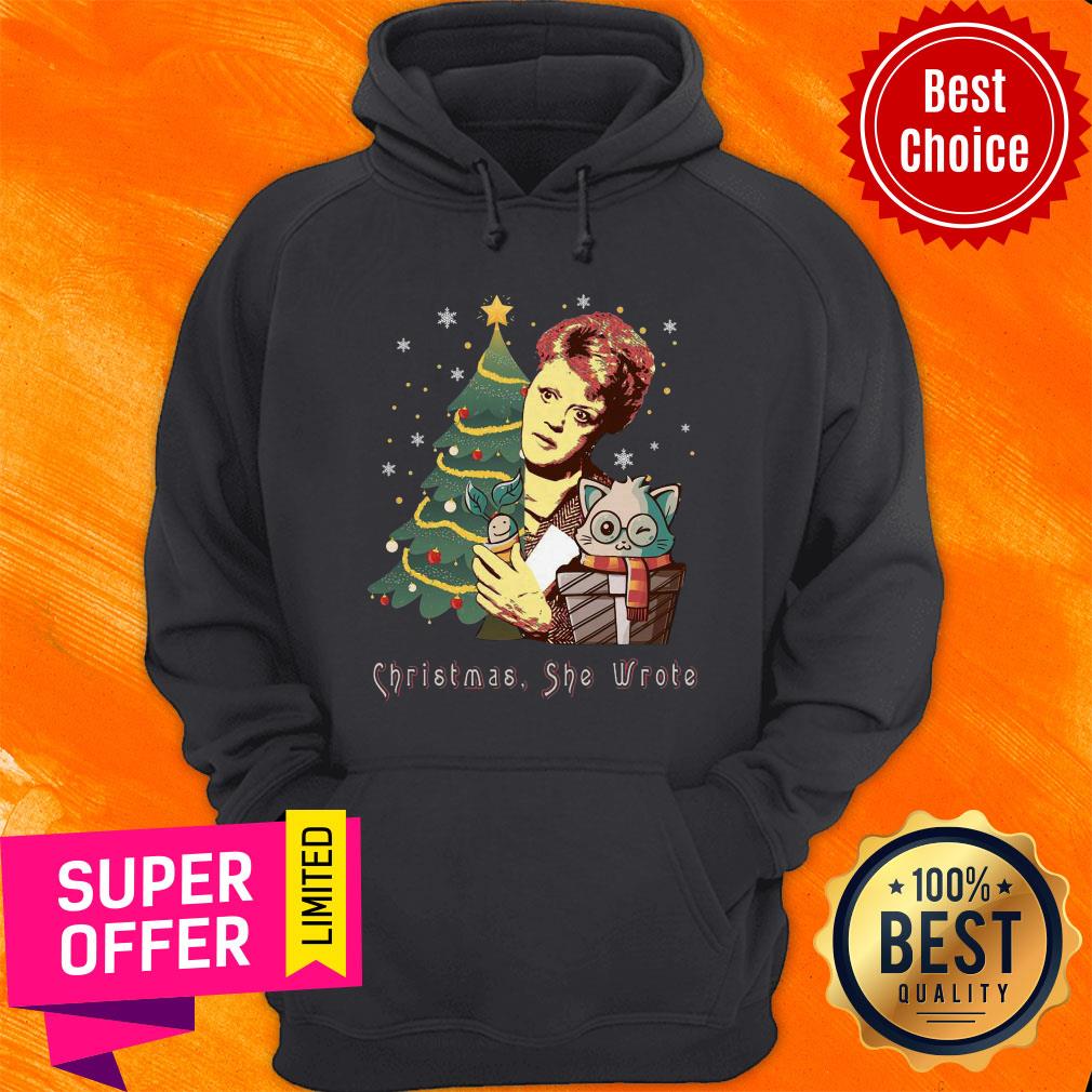 Official Angela Lansbury Christmas She Wrote Shirt - Image 2