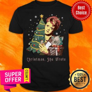 Official Angela Lansbury Christmas She Wrote Shirt