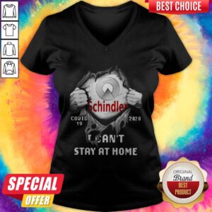 Alternative view of Schindler Inside Me Covid-19 2020 I Can’t Stay At Home Shirt