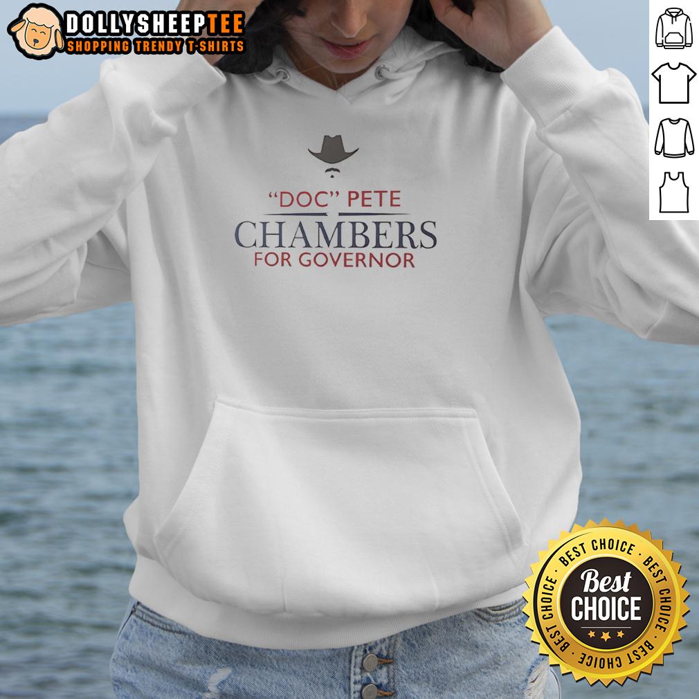 Original Doc Pete Chambers For Governor Logo T-Shirt - Image 2