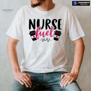 Alternative view of Nurse Fuel Heartbeat T-Shirt