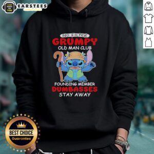 Alternative view of Cute Stitch No Filter Grumpy Old Man Club Founding Member Dumbasses Stay Away T-Shirt