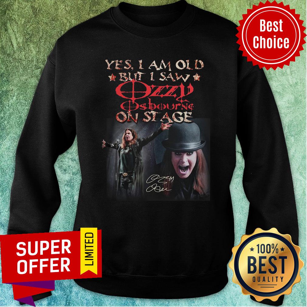Funny Yes I Am Old But I Saw Ozzy Osbourne On Stage Shirt - Image 4