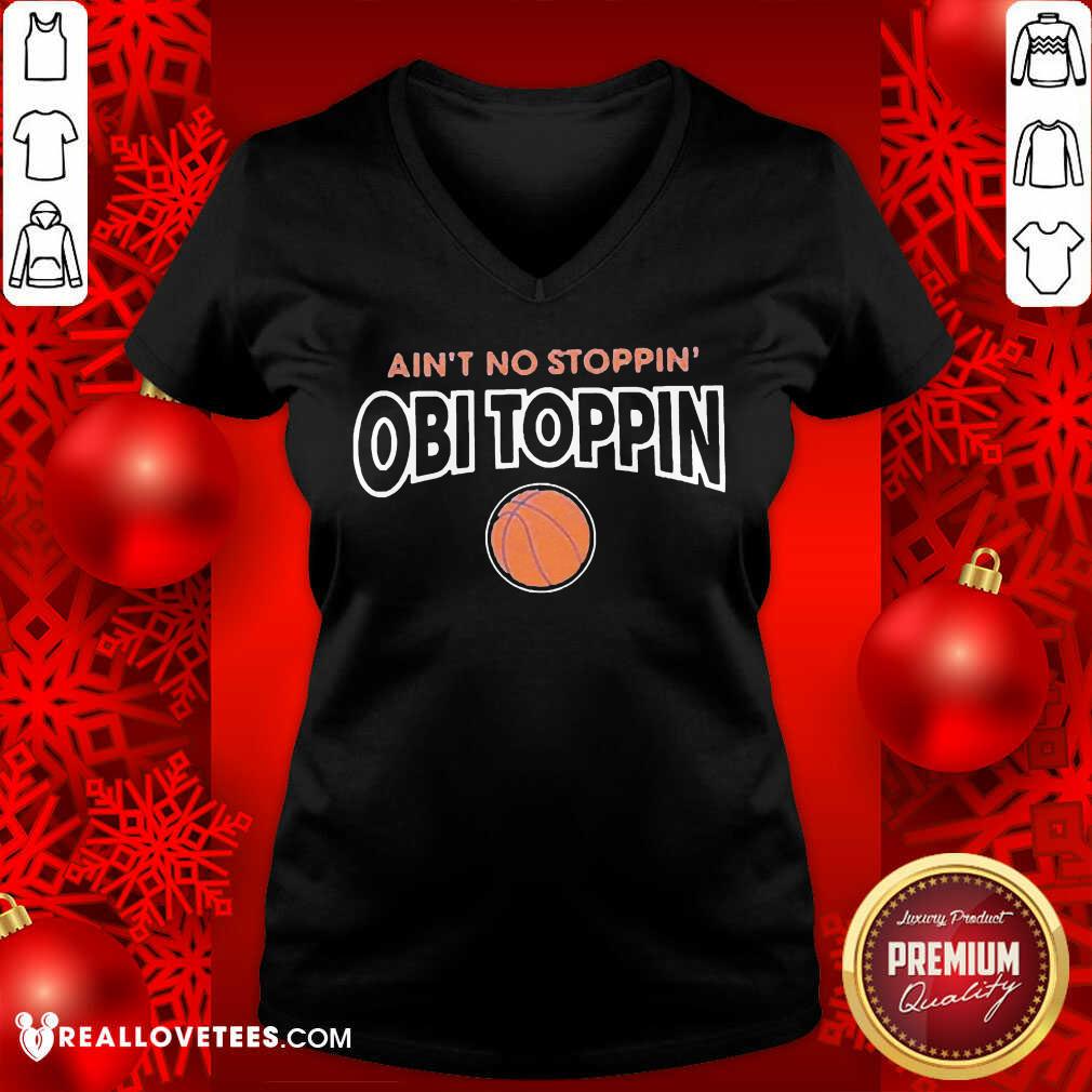 Premium Ain't No Stoppin Obi Toppin Shirt - Image 5