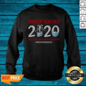 Alternative view of Dance Teacher 2020 The Year When Shit Got Real Quarantined Shirt