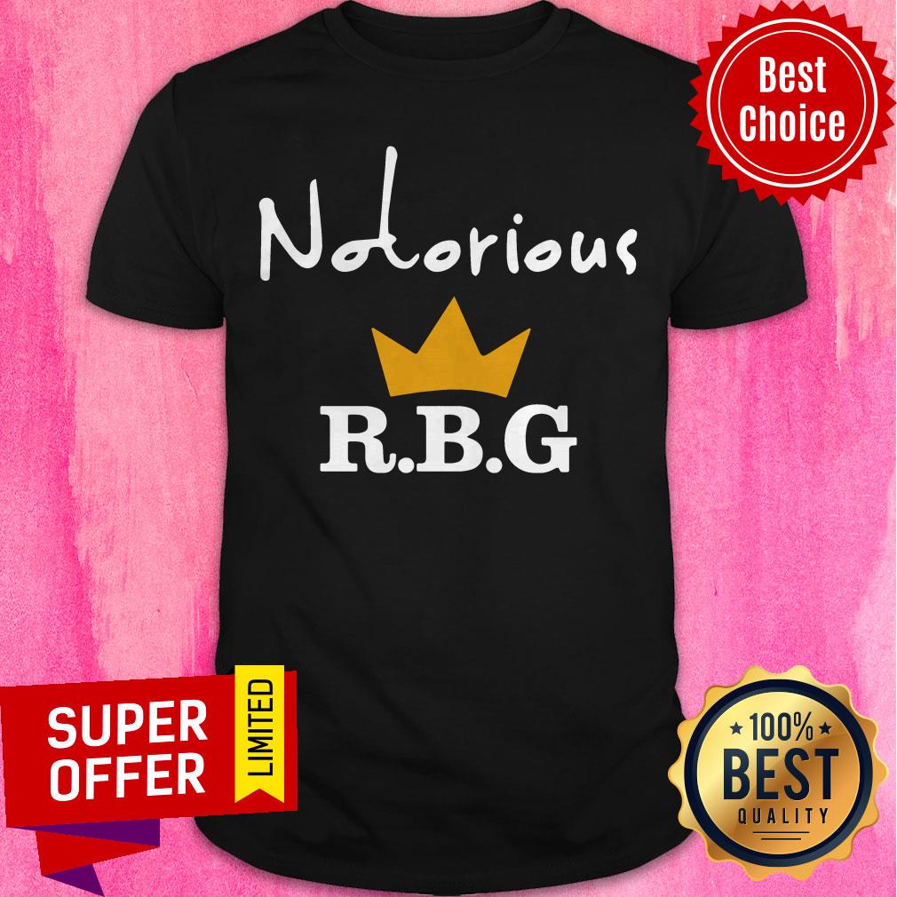 Official Rip Ruth Bader Ginsburg Crown Notorious RBG Shirt