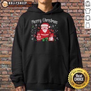 Alternative view of Pretty Merry Christmas Santa Snowman Cute T-Shirt