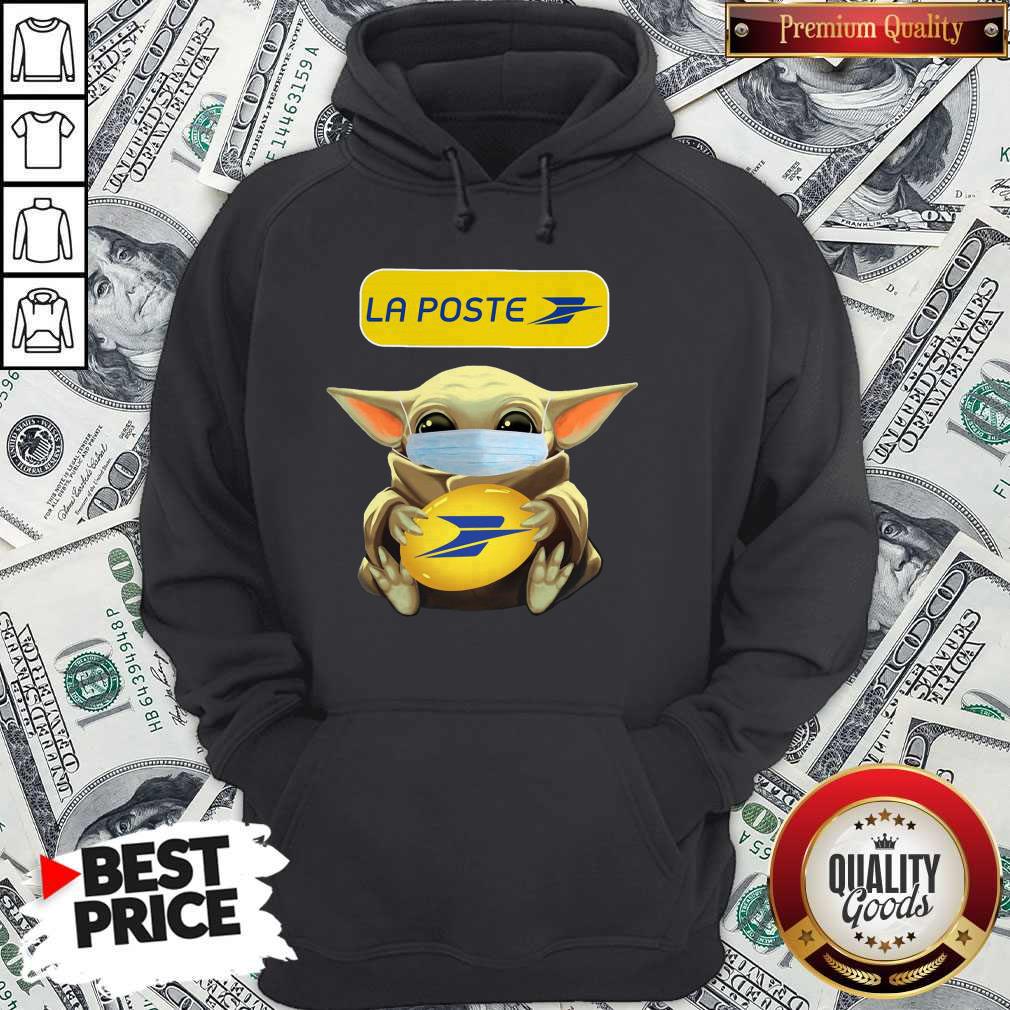 Baby Yoda Face Mask Hug La Poste Shirt - Image 4