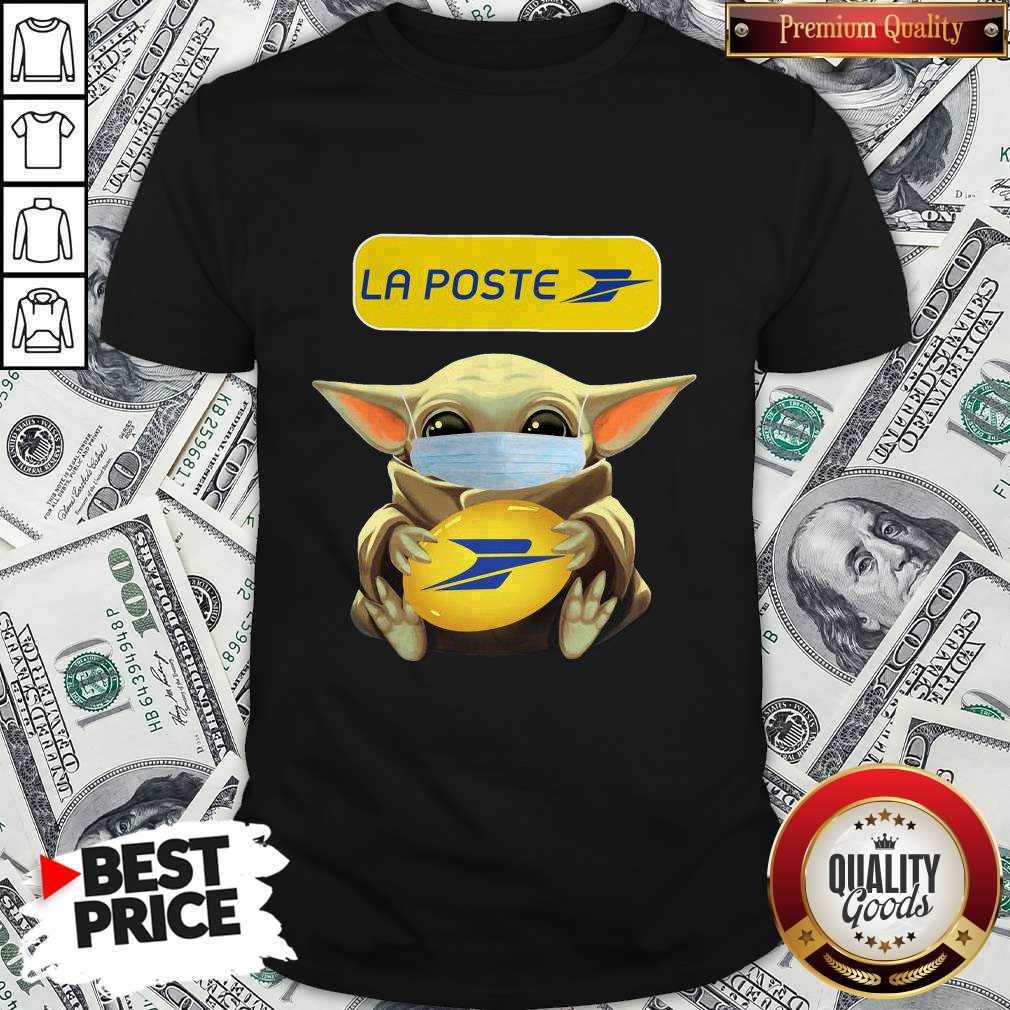 Baby Yoda Face Mask Hug La Poste Shirt