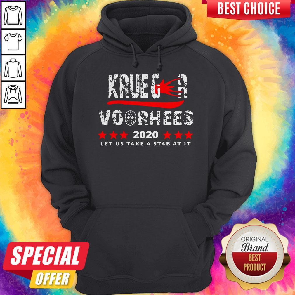 Top Krueger Voorhees 2020 Let Us Take A Stab At It Shirt - Image 5