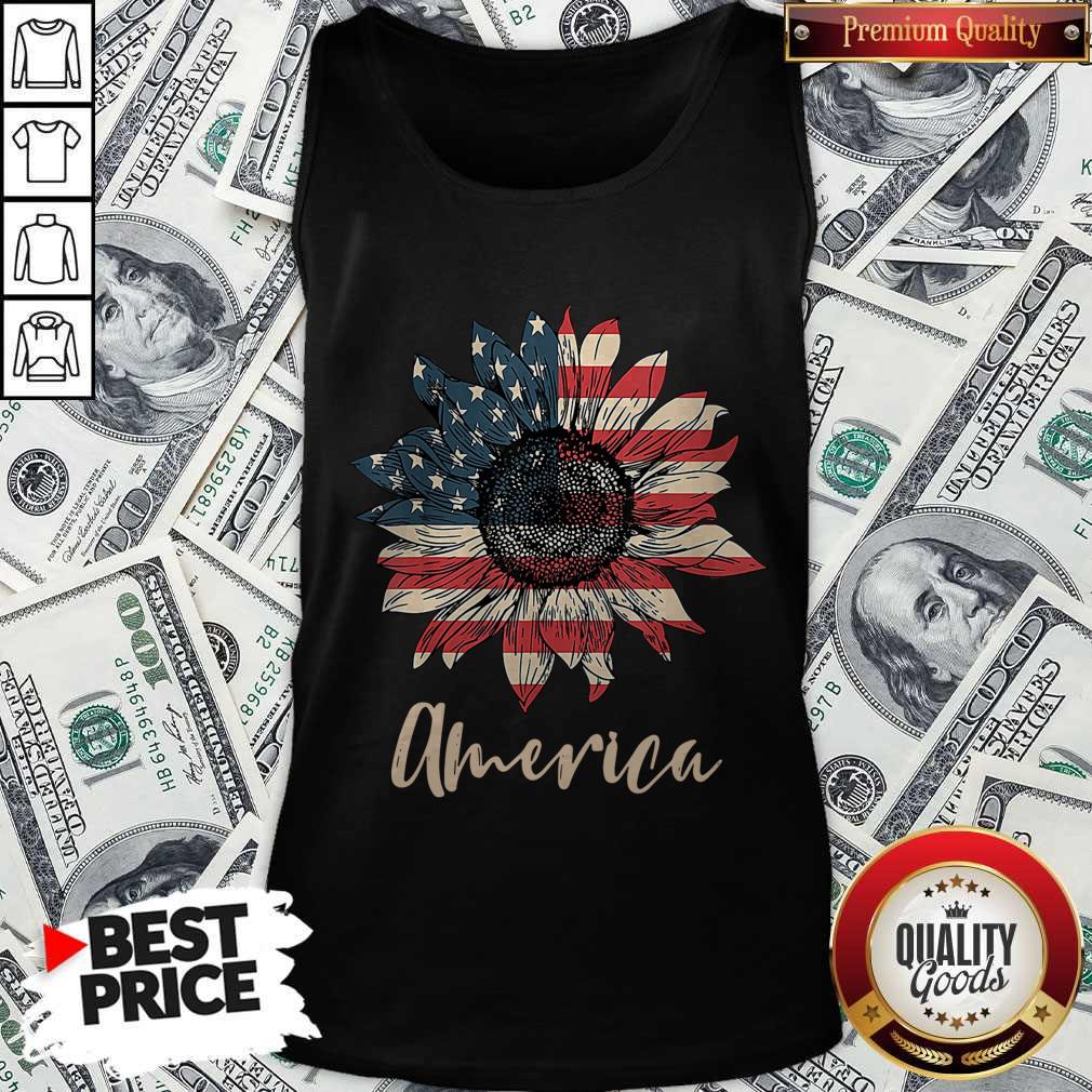 Top Sunflower America Happy Independence Day Shirt - Image 4