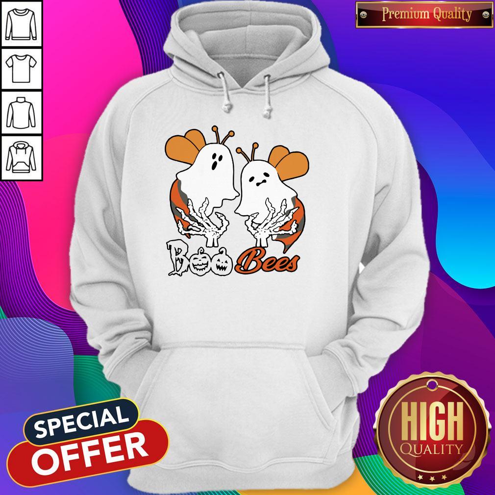 Ghost Boo Bees And Skeleton Halloween Shirt - Image 3