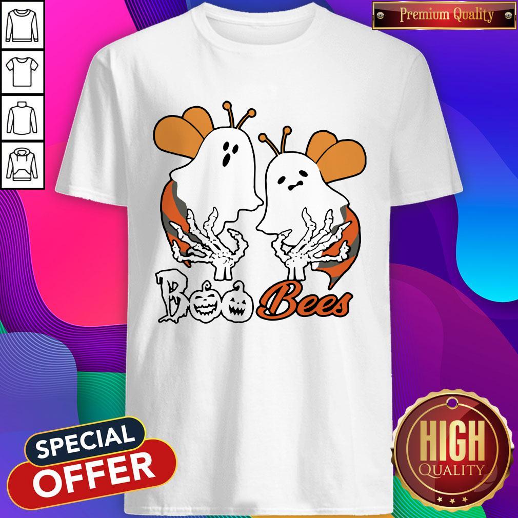 Ghost Boo Bees And Skeleton Halloween Shirt