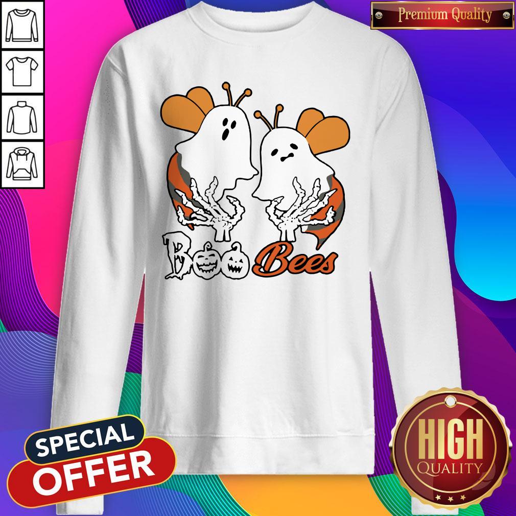 Ghost Boo Bees And Skeleton Halloween Shirt - Image 5