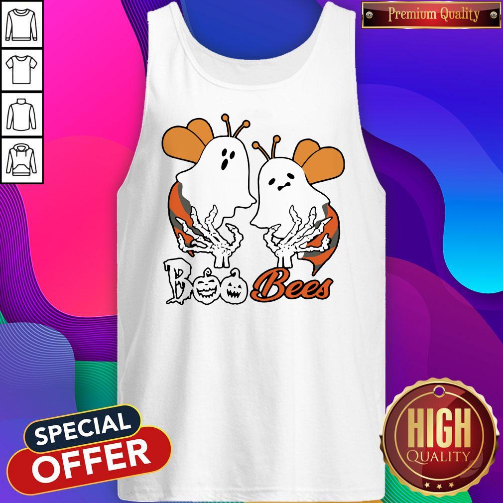 Ghost Boo Bees And Skeleton Halloween Shirt - Image 4