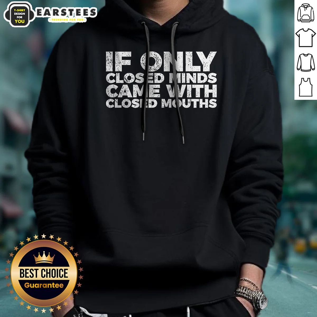Awesome If Only Closed Minds Came With Closed Mouths Shirt - Image 3