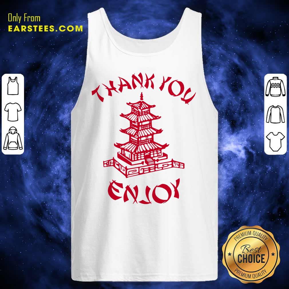 Happy Chinese Food Thank You Enjoy Shirt - Image 2