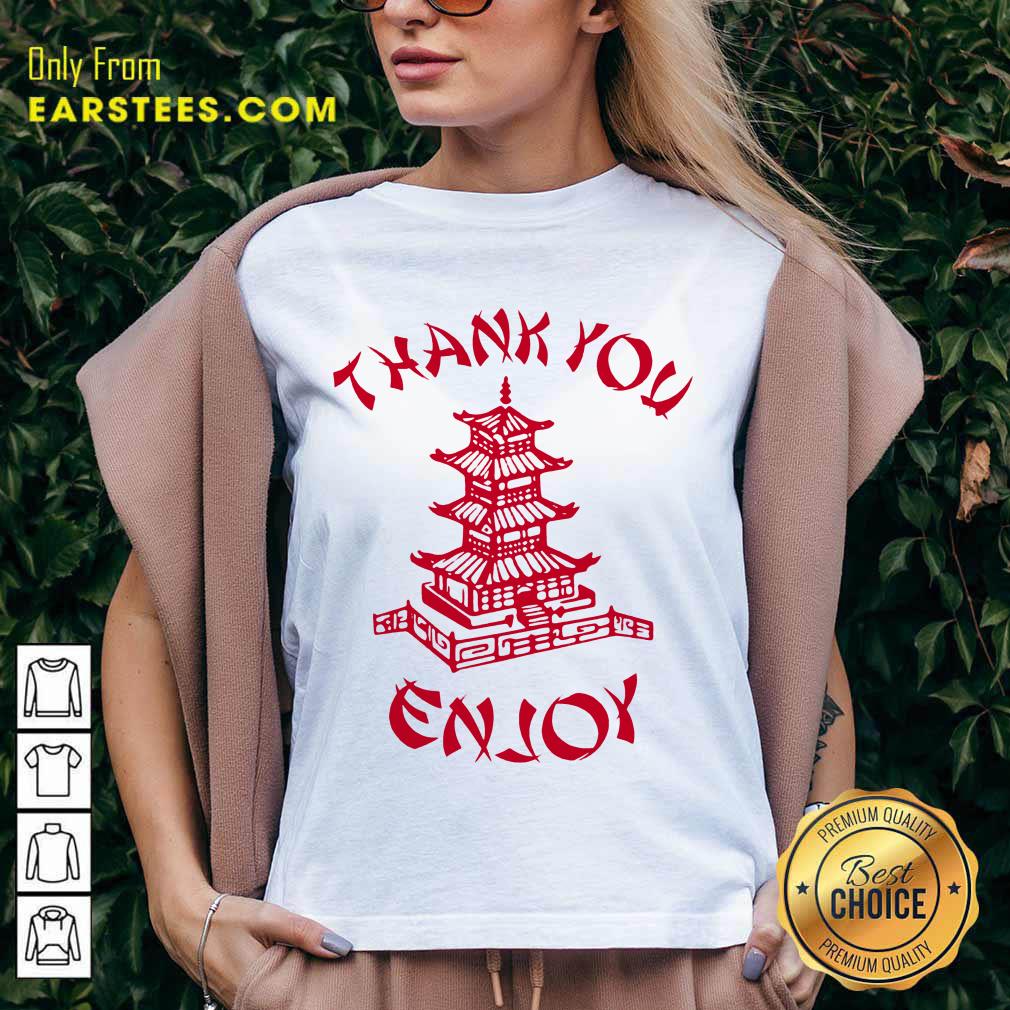 Happy Chinese Food Thank You Enjoy Shirt - Image 5