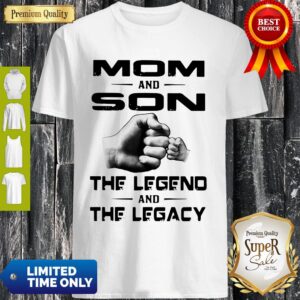 Vintage Mom And Son The Legend And The Legacy Shirt