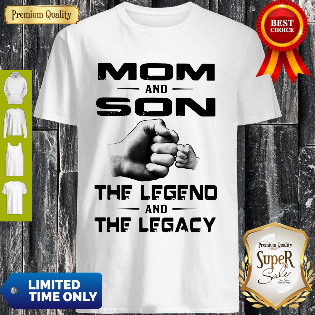 Vintage Mom And Son The Legend And The Legacy Shirt
