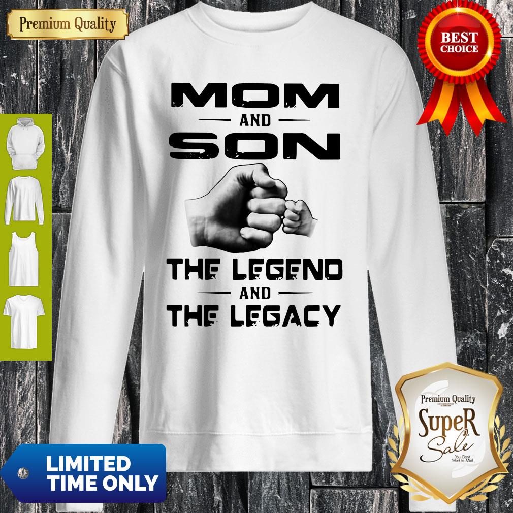 Vintage Mom And Son The Legend And The Legacy Shirt - Image 2