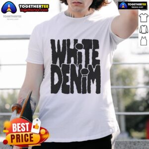 Pretty White Denim Logo T-Shirt