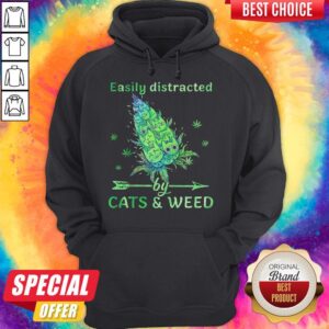 Alternative view of Easily Distracted By Cats And Weeds Shirt
