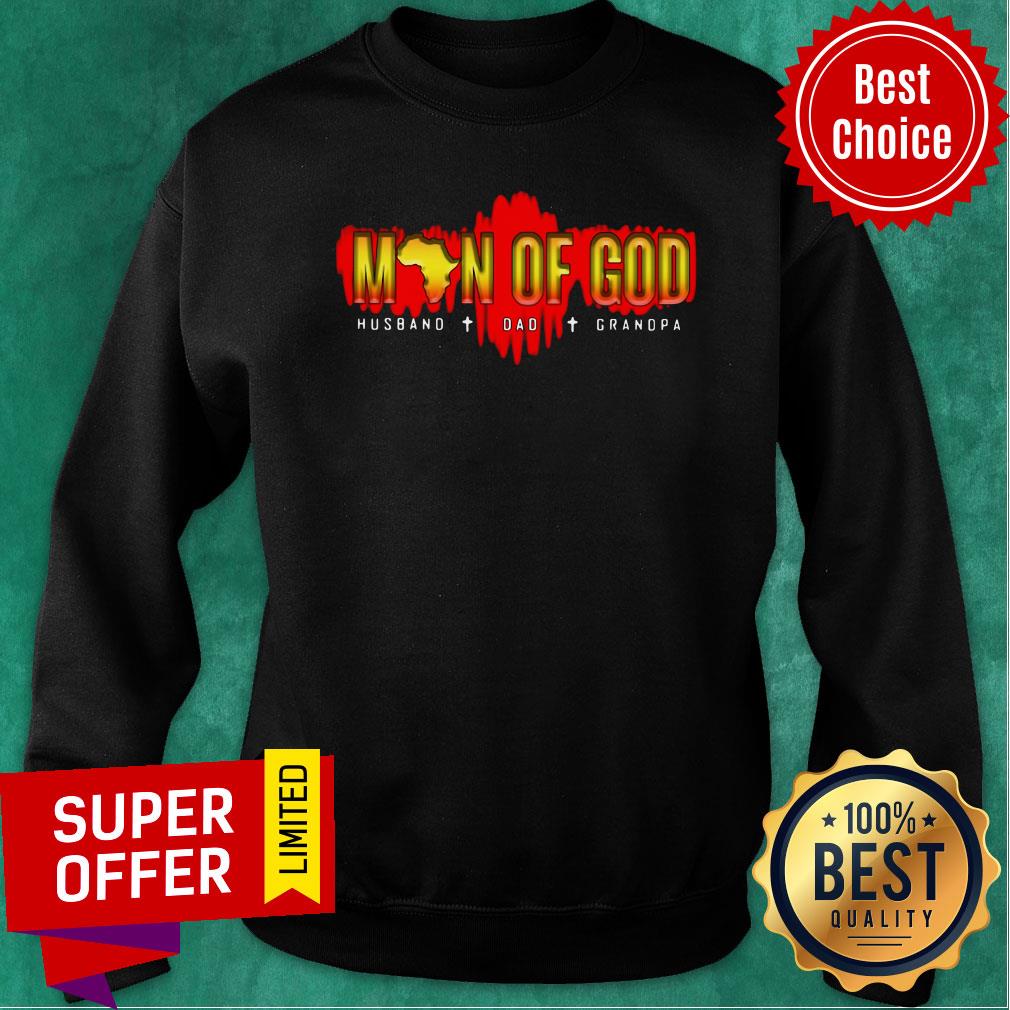 Funny Man Of God Husband Dad Grandpa Shirt - Image 4