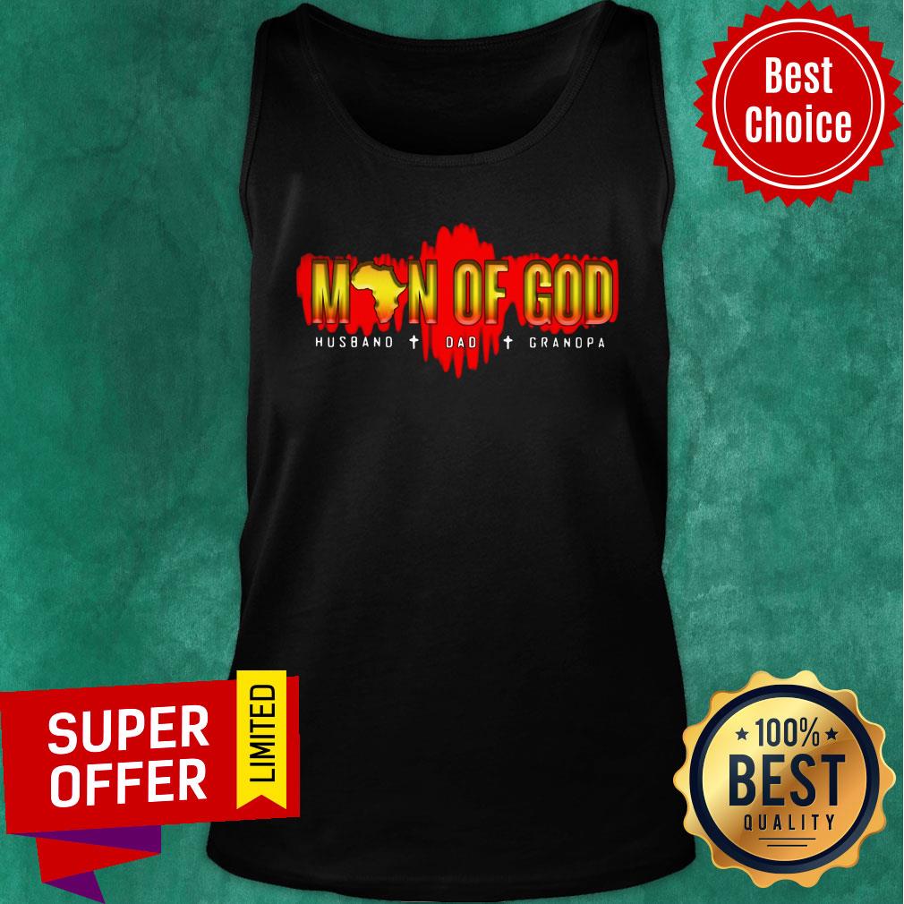 Funny Man Of God Husband Dad Grandpa Shirt - Image 3