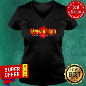 Alternative view of Funny Man Of God Husband Dad Grandpa Shirt