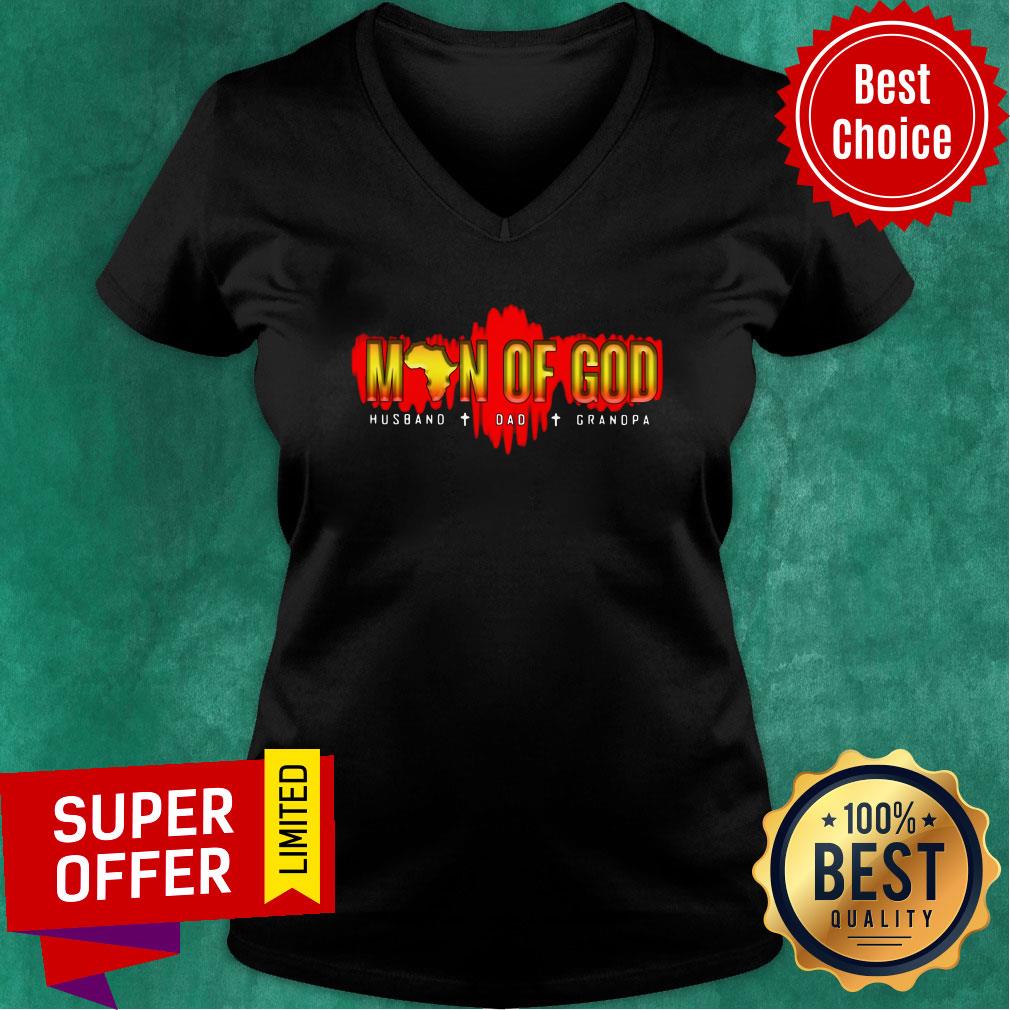 Funny Man Of God Husband Dad Grandpa Shirt - Image 2