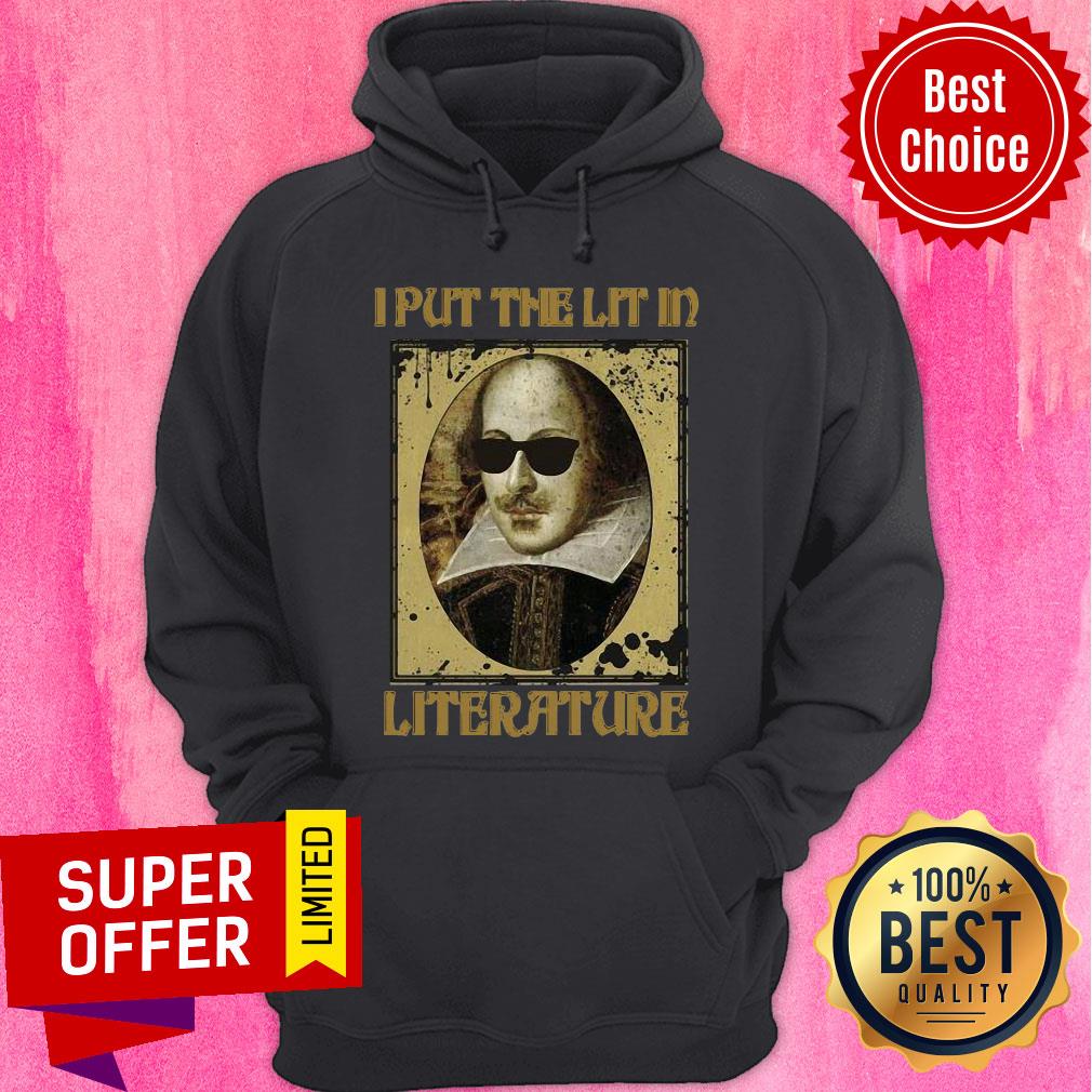 Official I Put The Lit In Literature Shirt - Image 3