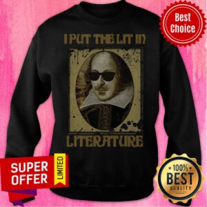 Alternative view of Official I Put The Lit In Literature Shirt
