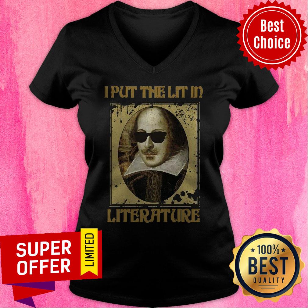Official I Put The Lit In Literature Shirt - Image 4