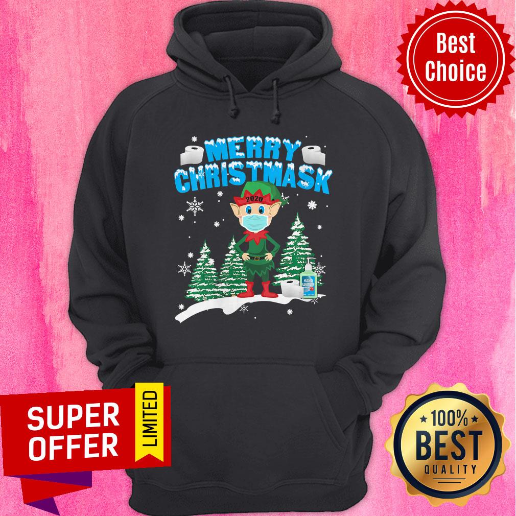 Official Merry Christmas 2020 Elf Mask Shirt - Image 3