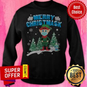 Alternative view of Official Merry Christmas 2020 Elf Mask Shirt