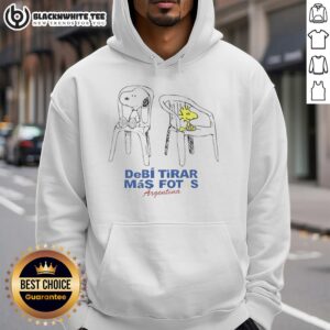 Alternative view of Awesome Snoopy And Woodstock Sitting On Chairs Debi Tirar Mas Fotos Argentina T-Shirt