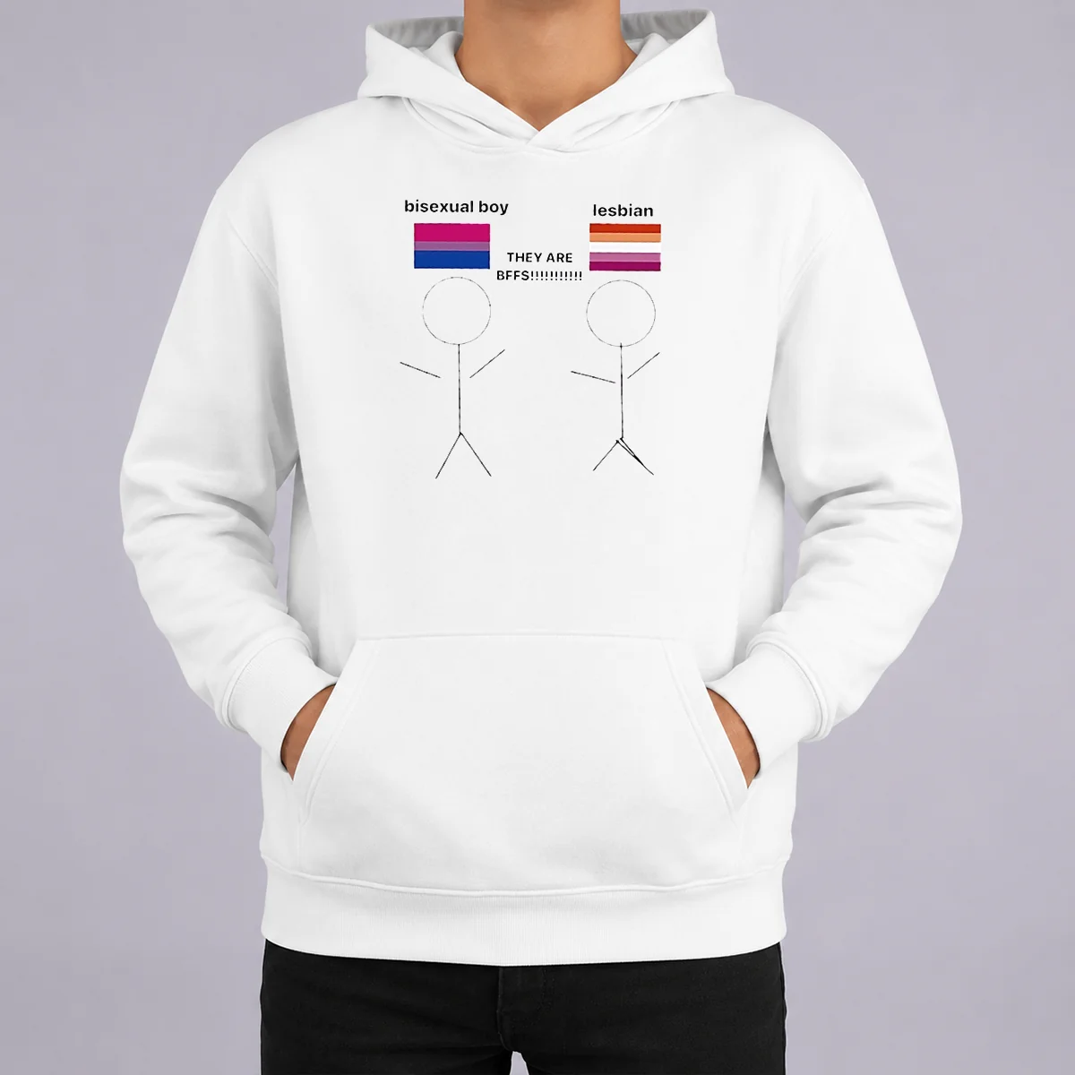 Nice Original Bisexual Boy Lesbian They Are Bff Shirt - Image 5