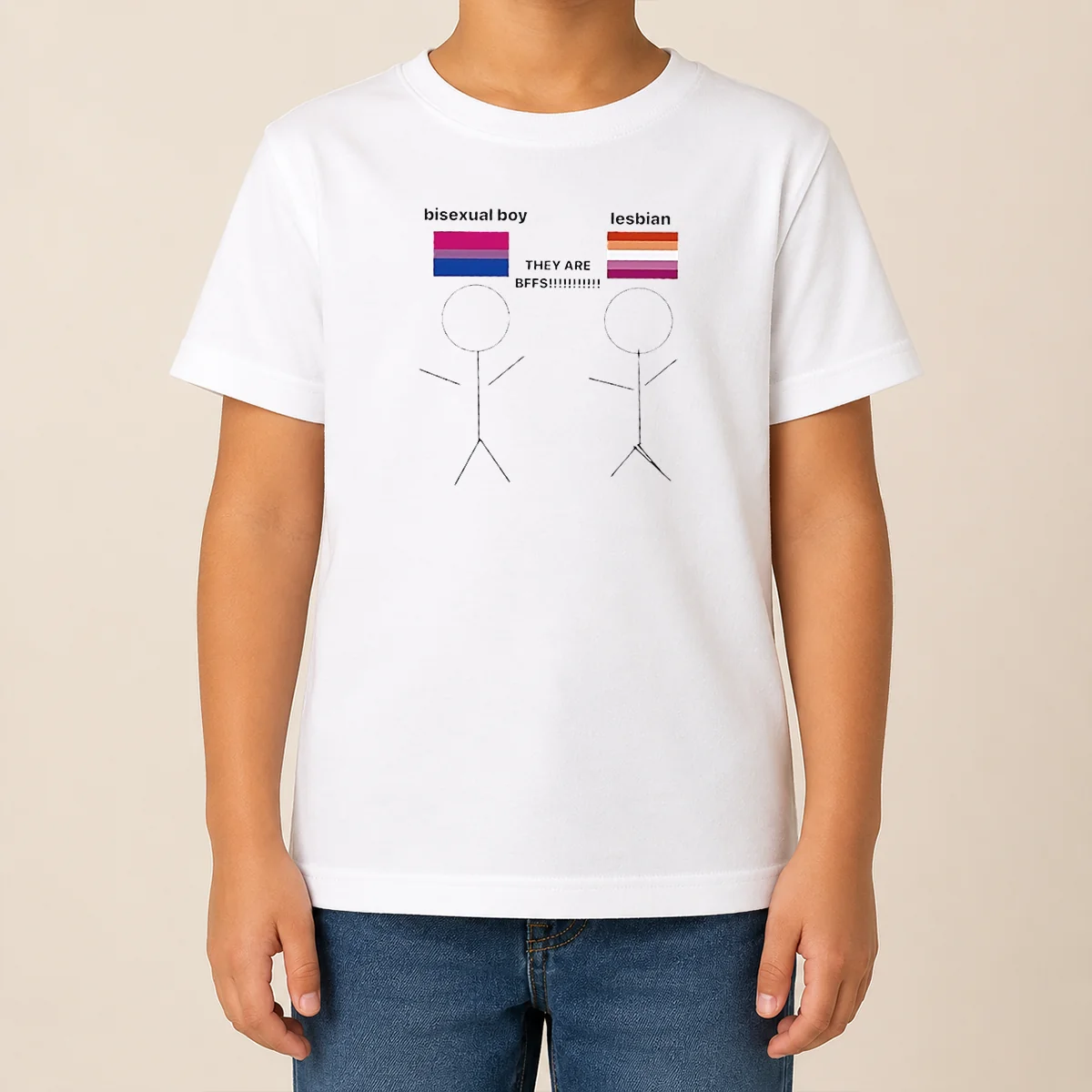 Nice Original Bisexual Boy Lesbian They Are Bff Shirt - Image 9