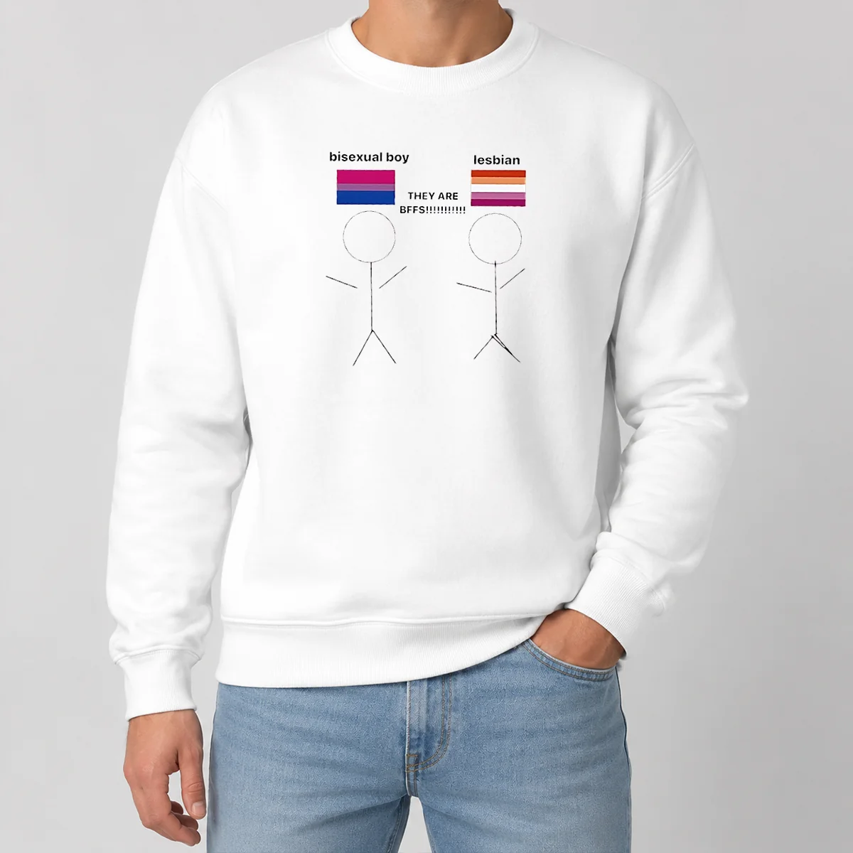 Nice Original Bisexual Boy Lesbian They Are Bff Shirt - Image 7