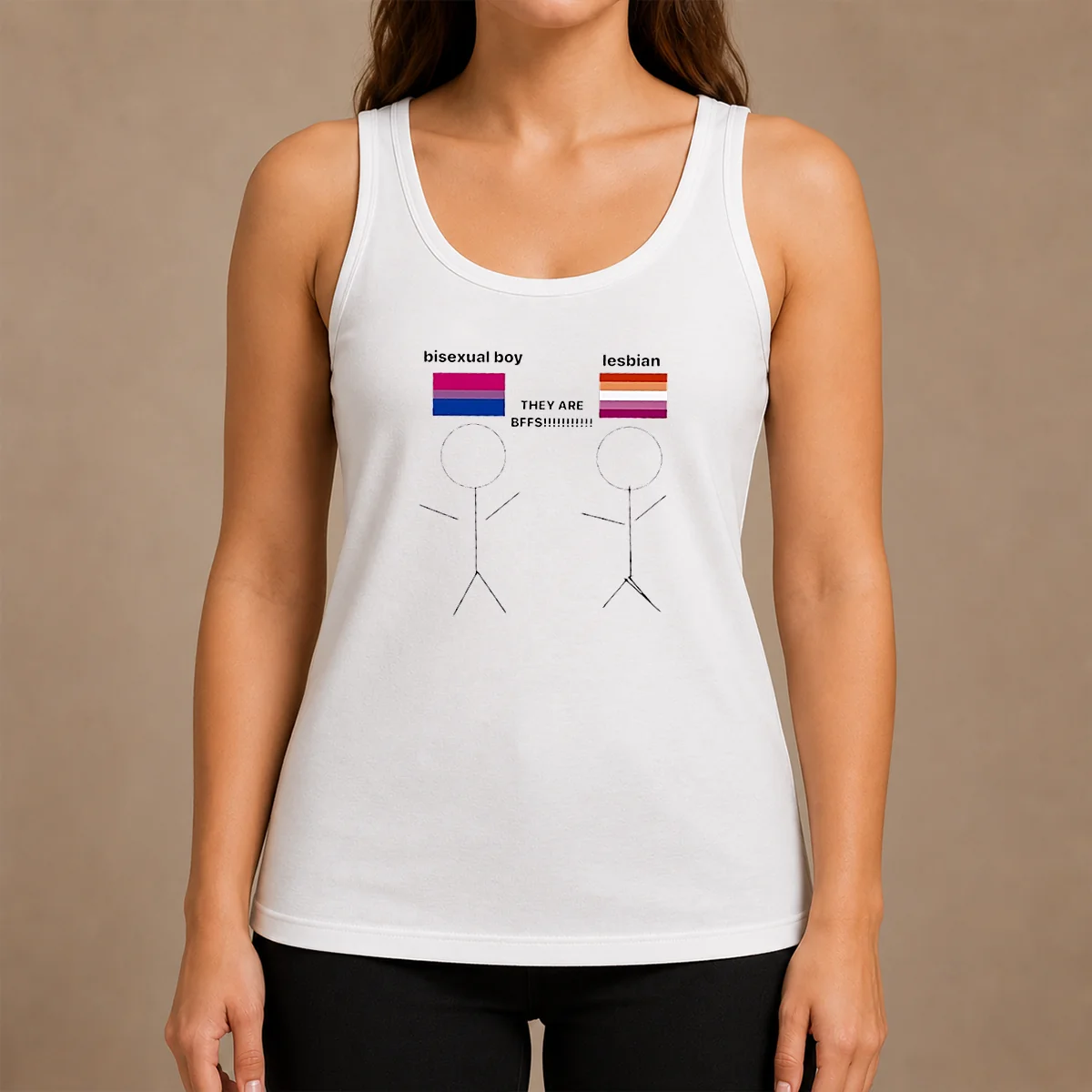 Nice Original Bisexual Boy Lesbian They Are Bff Shirt - Image 3