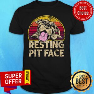 Pitbull Resting Pit Face Vintage Shirt