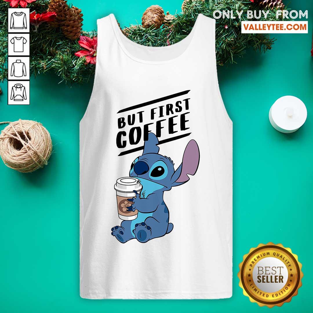Stitch But First Coffee Shirt - Image 4