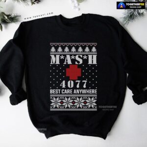 M*A*S*H 4077 Best Care Anywhere Ugly Christmas Sweatshirt