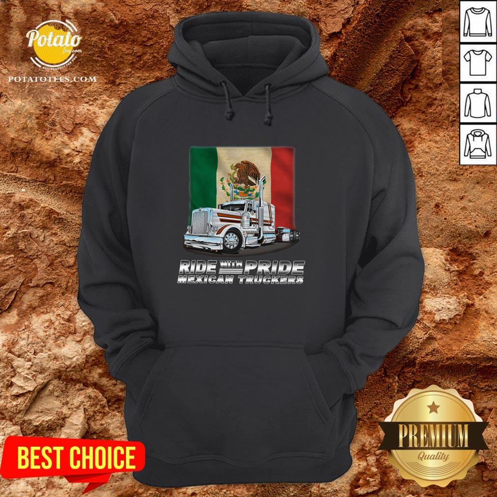 Original Ride With Pride Mexican Truckers Shirt - Image 5